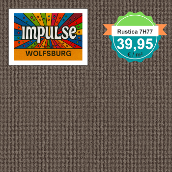 Vorwerk Rustica 7H77 braun Teppichboden – Draufsicht quadratisch